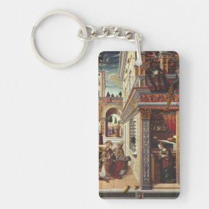 The Annunciation Carlo Crivelli Renaissance Art Key Ring