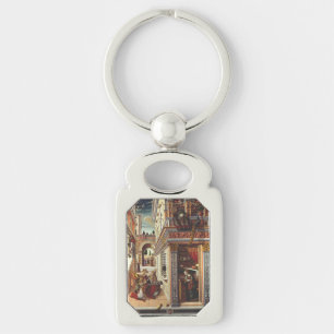 The Annunciation Carlo Crivelli Renaissance Art Key Ring