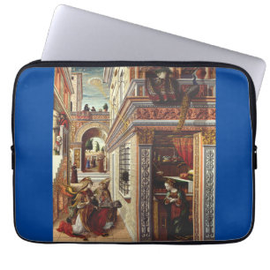 The Annunciation Carlo Crivelli Renaissance Art Laptop Sleeve