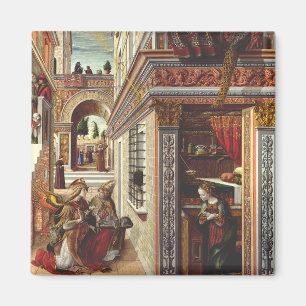 The Annunciation Carlo Crivelli Renaissance Art Magnet