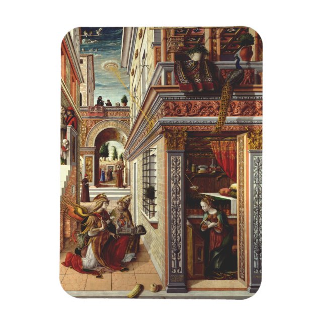 The Annunciation Carlo Crivelli Renaissance Art Magnet (Vertical)