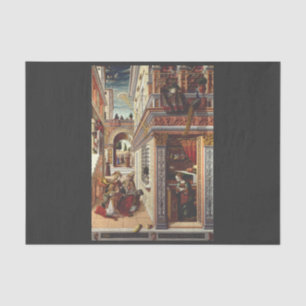 The Annunciation Carlo Crivelli Renaissance Art Tissue Paper