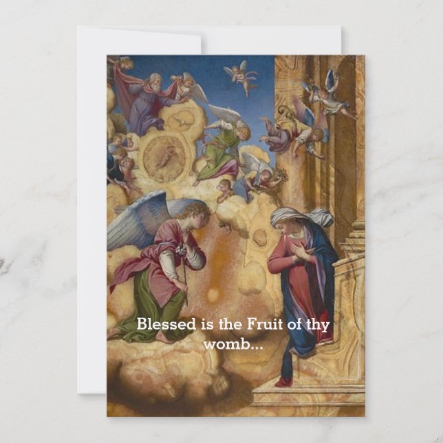 The Annunciation Christmas Holiday Card (Front)