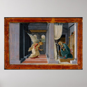 The Annunciation, circa 1485 Poster