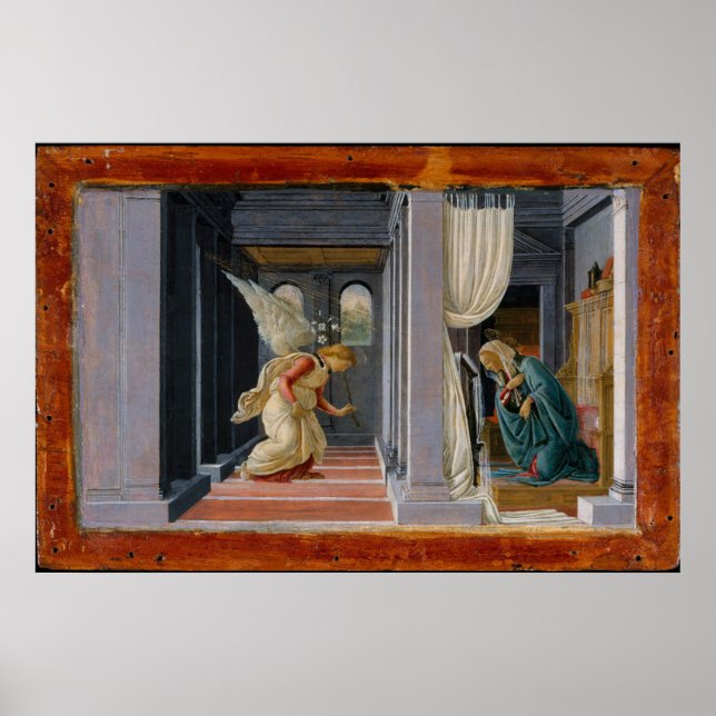 The Annunciation, circa 1485 Poster (Front)