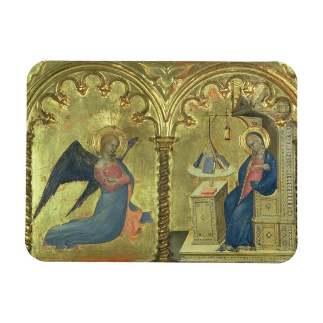 The Annunciation, detail from a polytych depicting Magnet (Horizontal)