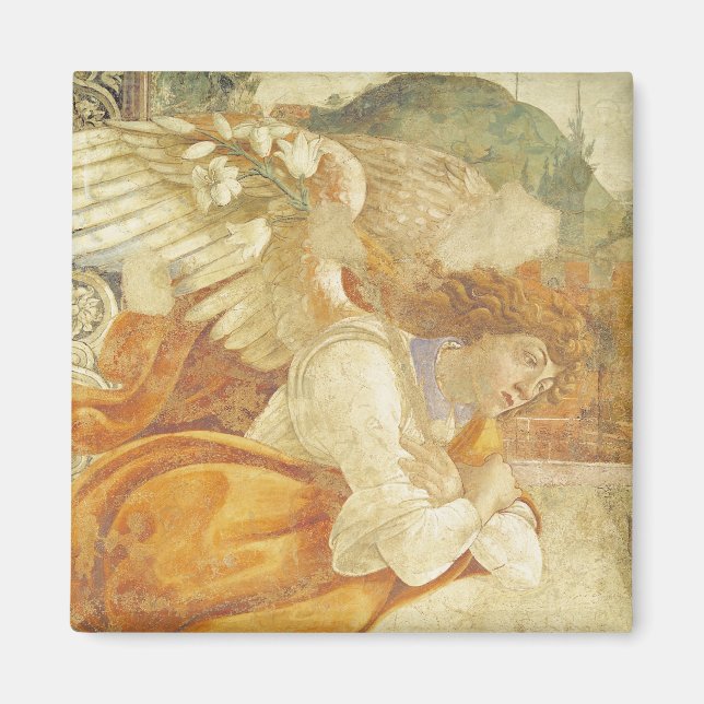 The Annunciation, detail of the Archangel Magnet (Front)