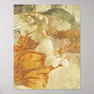 The Annunciation, detail of the Archangel Poster
