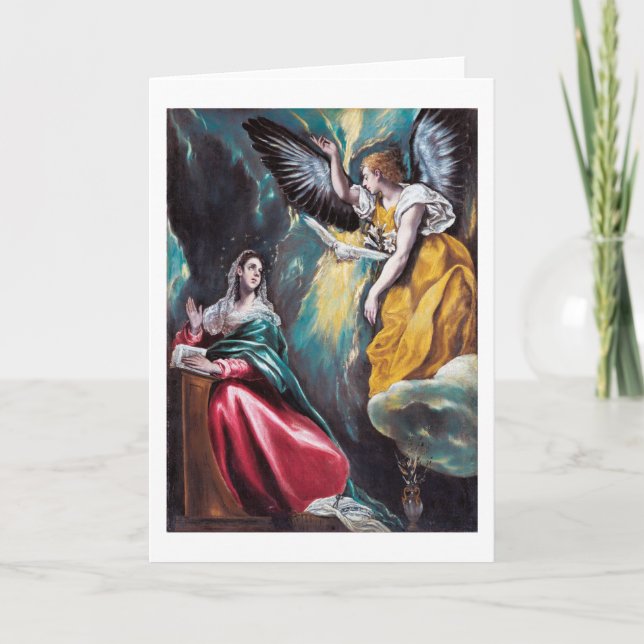 The Annunciation, El Greco Card (Front)