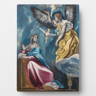 The Annunciation El Greco Plaque