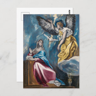 The Annunciation El Greco Postcard