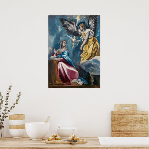 The Annunciation El Greco Poster