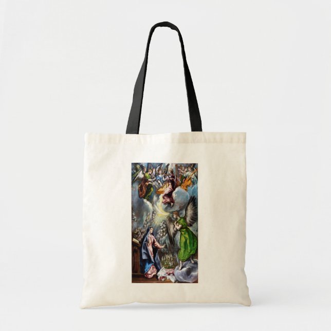 The Annunciation, El Greco Tote Bag (Front)