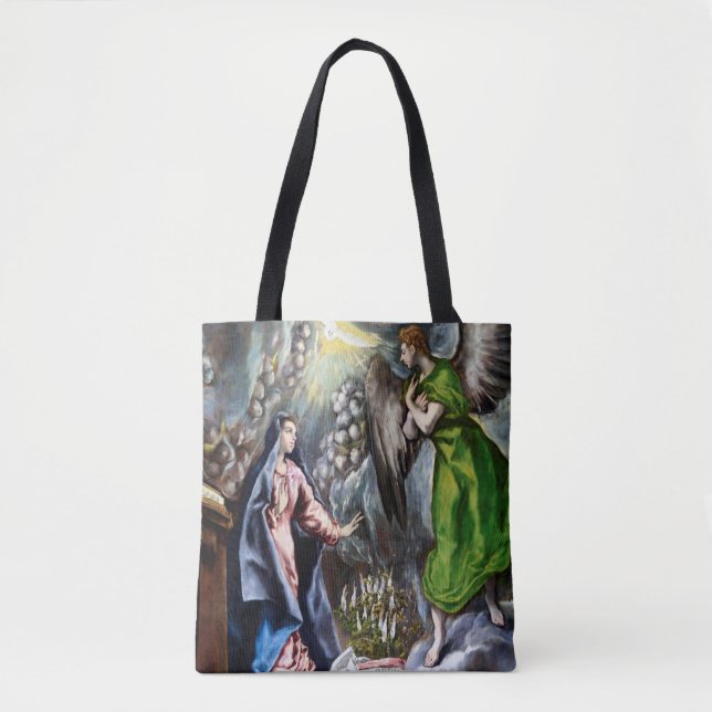 The Annunciation, El Greco Tote Bag (Front)