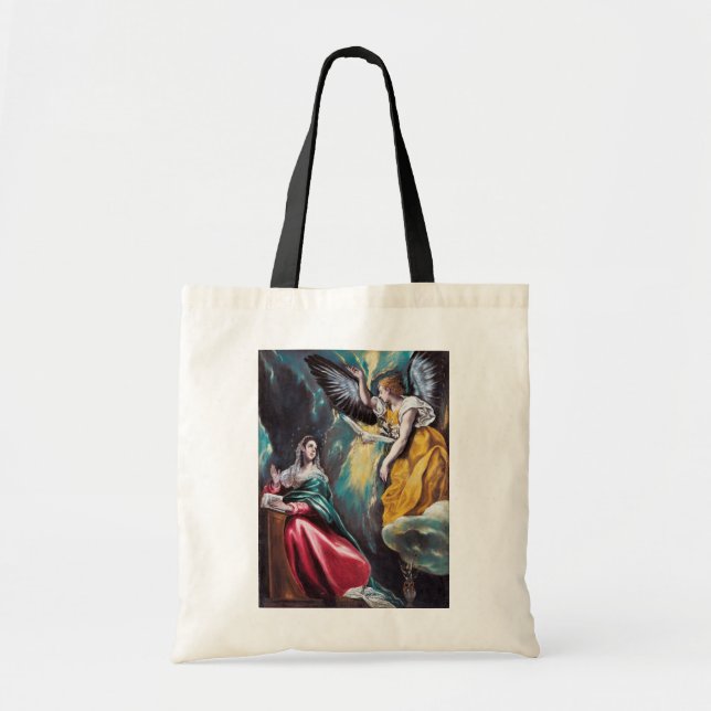 The Annunciation, El Greco Tote Bag (Front)
