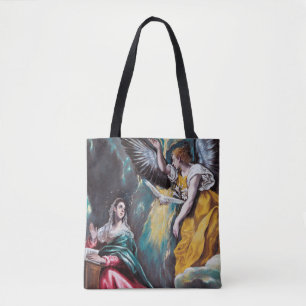 The Annunciation, El Greco Tote Bag