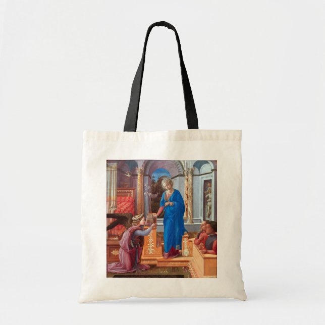 The Annunciation, Filippo Lippi, 1440 Tote Bag (Front)