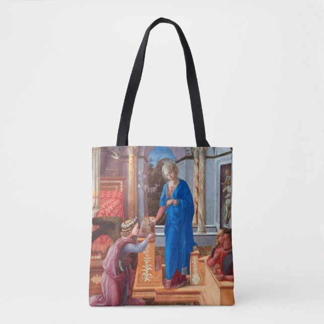 The Annunciation, Filippo Lippi, 1440 Tote Bag (Front)