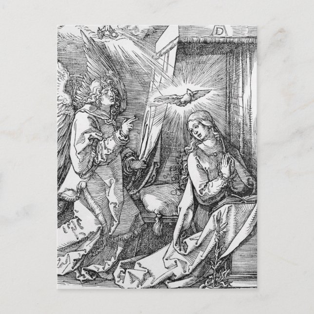 The Annunciation from the 'Small Passion' Postcard (Front)