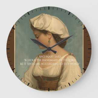 The Annunciation Large Clock
