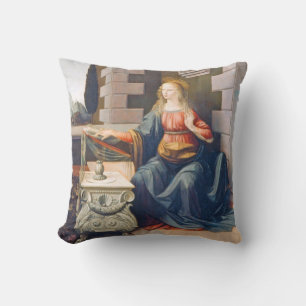 The Annunciation, Leonardo da Vinci, 1472–1473 Cushion