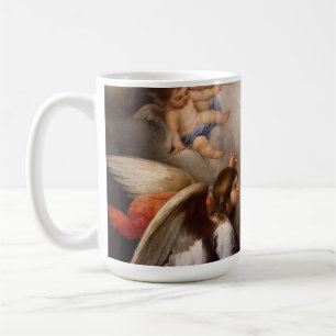 The Annunciation Murillo Of Blessed Virgin Angels Coffee Mug