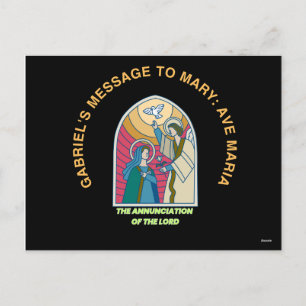 The Annunciation of the Lord Holiday Postcard