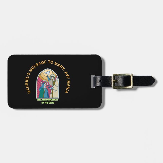 The Annunciation of the Lord Luggage Tag (Front Horizontal)
