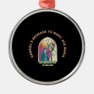 The Annunciation of the Lord Metal Tree Decoration