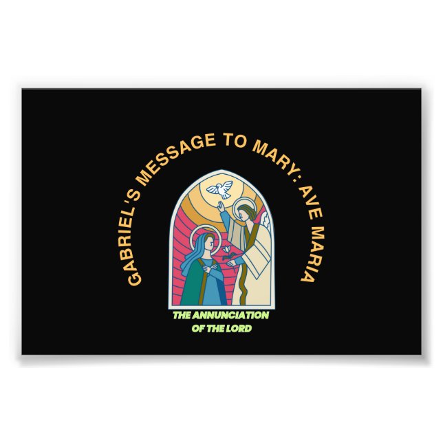 The Annunciation of the Lord Photo Print (Front)