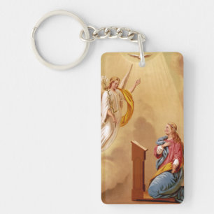 The Annunciation of Virgin Mary Key Ring