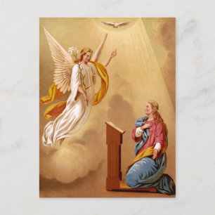 The Annunciation of Virgin Mary Postcard