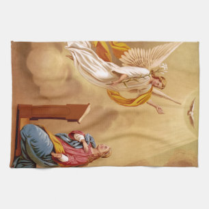 The Annunciation of Virgin Mary Tea Towel