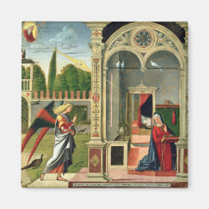The Annunciation (oil on panel) 2 Magnet
