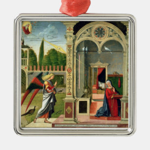 The Annunciation (oil on panel) 2 Metal Tree Decoration