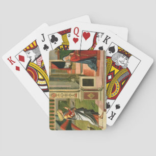 The Annunciation (oil on panel) (detail of 120955) Playing Cards
