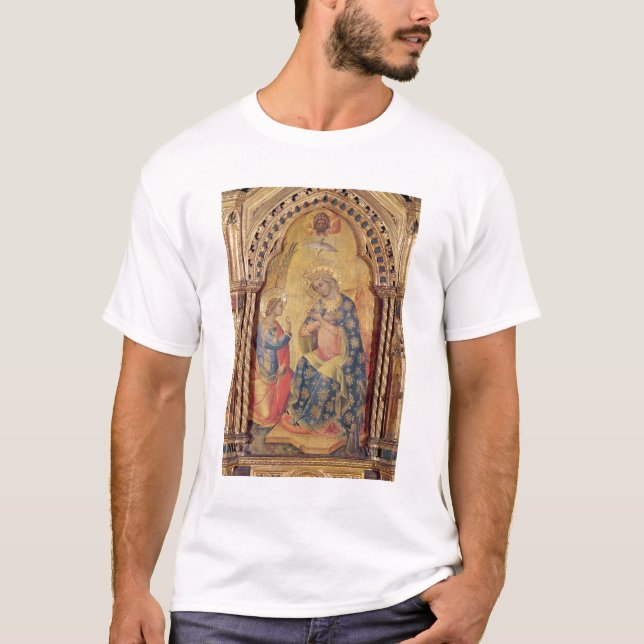 The Annunciation (part of polyptych) (oil on panel T-Shirt (Front)