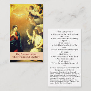 The Annunciation Prayer Card