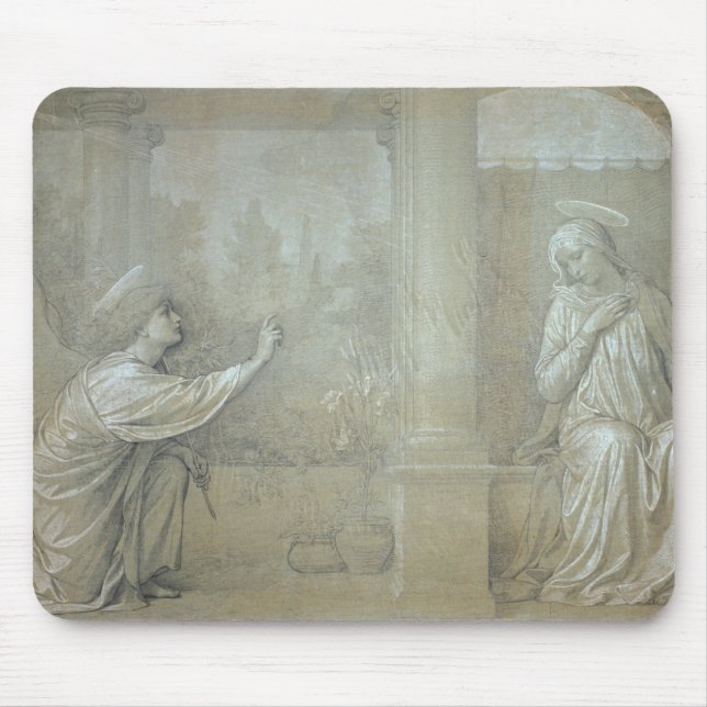 The Annunciation, preparatory cartoon for the Capp Mouse Mat (Front)