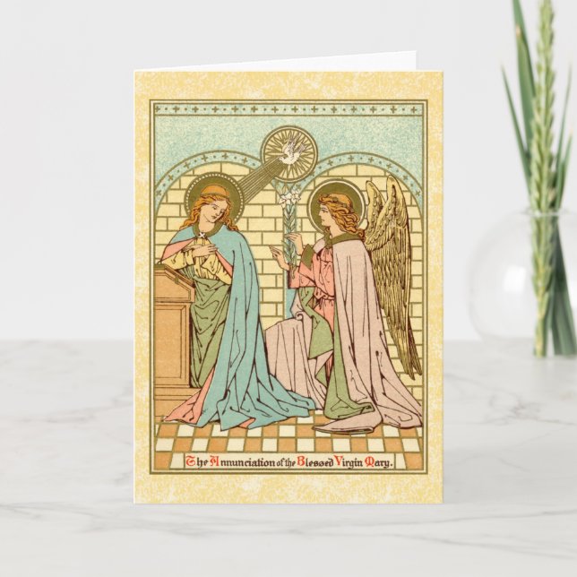 The Annunciation (RLS 04) Blank Greeting Card (Front)