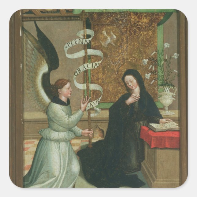 The Annunciation Square Sticker (Front)