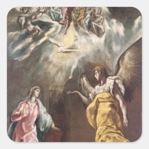 The Annunciation Square Sticker