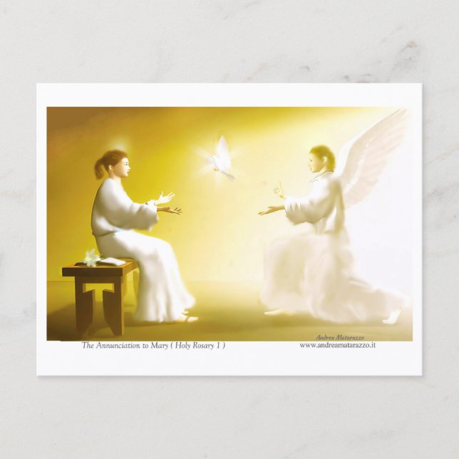 The Annunciation to Mary Postcard (Front)