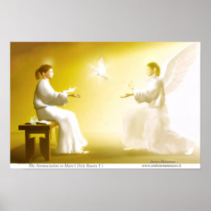 The Annunciation to Mary Poster
