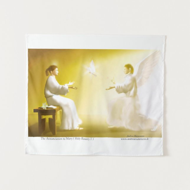 The Annunciation to Mary Tapestry (Front (Horizontal))
