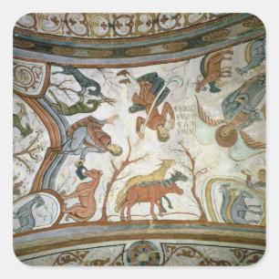 The Annunciation to the Shepherds 2 Square Sticker
