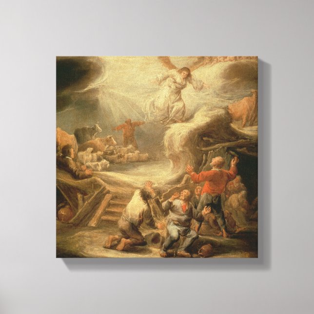 The Annunciation to the Shepherds Canvas Print (Front)