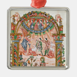 The Annunciation to the Shepherds Metal Tree Decoration
