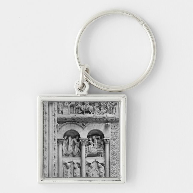 The Annunciation,Visitation, Adoration Magic Key Ring (Front)