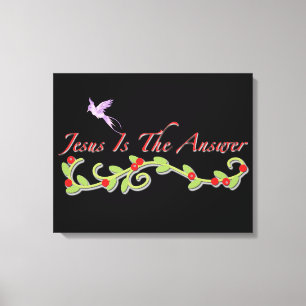 THE ANSWER CANVAS PRINT